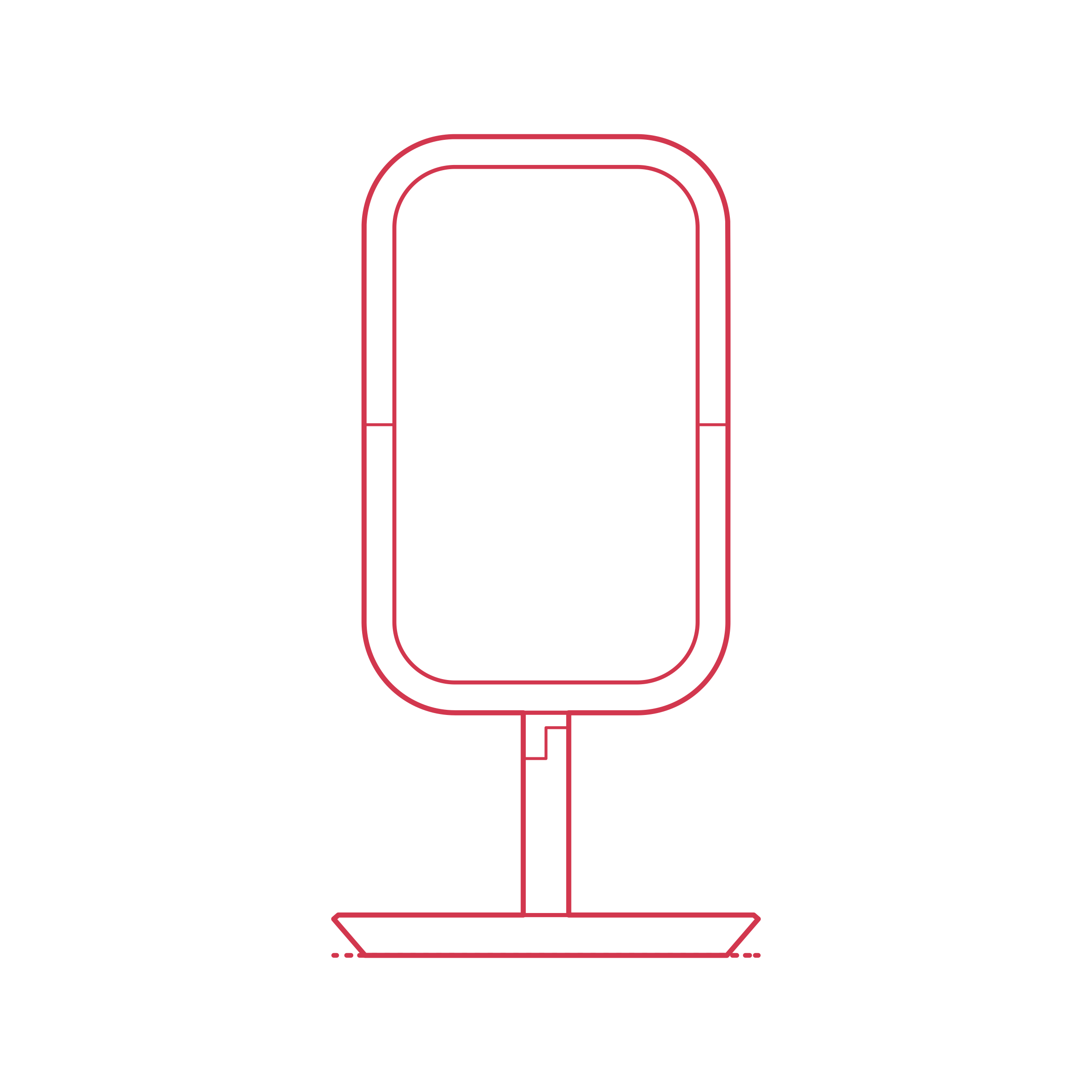 Objects Table Mirrors Ikea Lindbyn Table Mirror Silhouette Cutting Svg Files Free Vectors